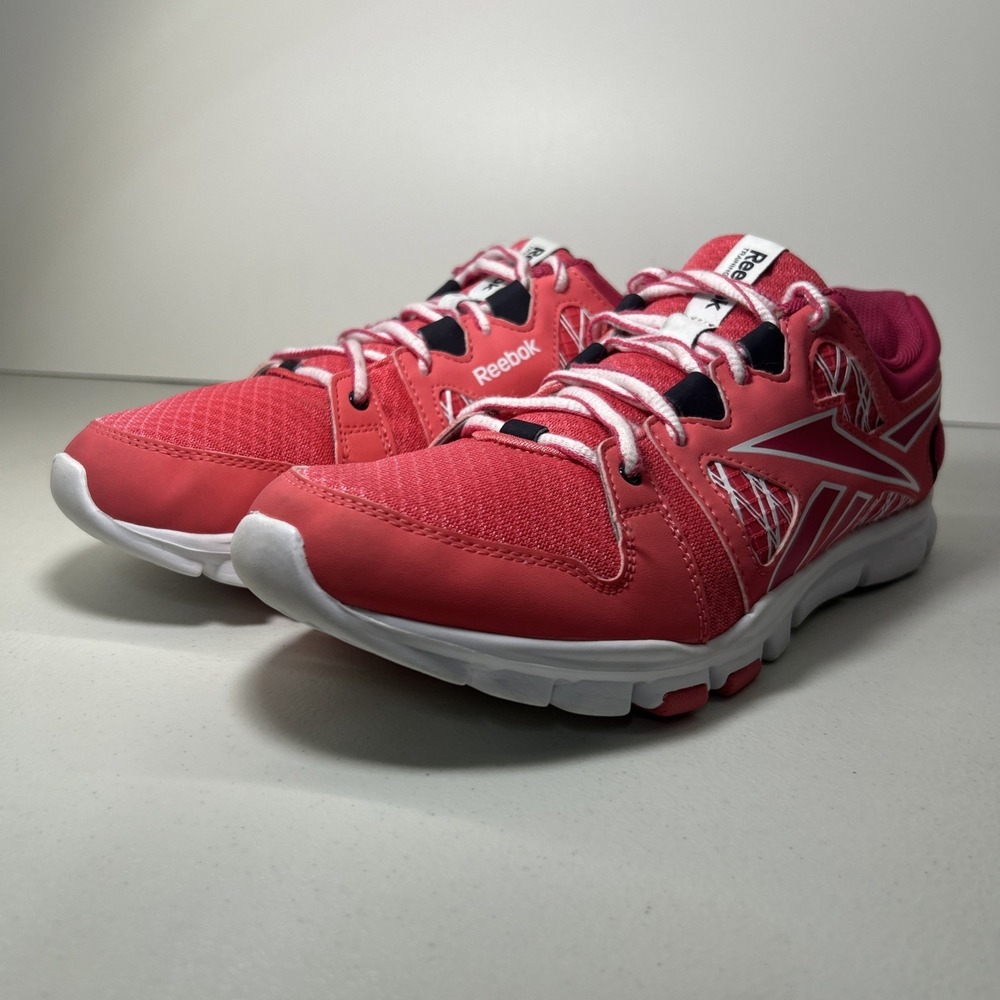 Reebok Yourflex Trainette RS 4.0‎ Running Shoes Women's Size 10.5 Pink V59071